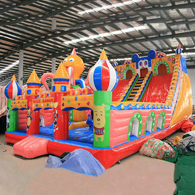 LISL1005 Mickey Inflatable Slides 14X7