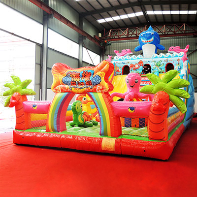 LISL1012 Shark Inflatable Slides 12x6
