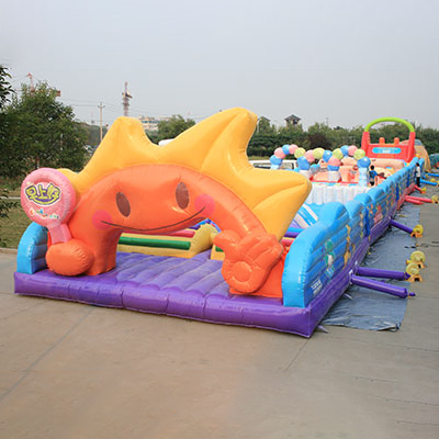 LISP1026 Morning Inflatable Obstacle Course