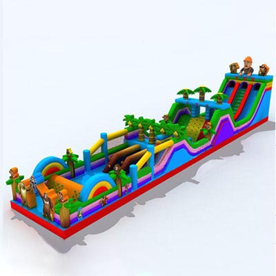 LISP1028 Jungle Inflatable Obstacle Course