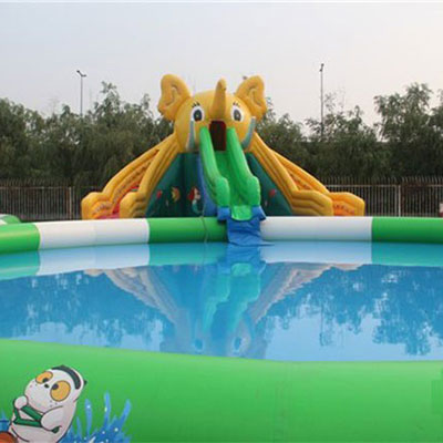 LWPA1002 Elephant Inflatable Water Slides