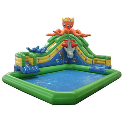 LWPA1004 Octopus Inflatable Water Slides