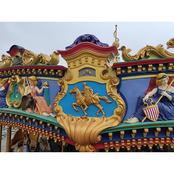 LMCR1018 Up-drive European Retro Carousel With 48 Seats